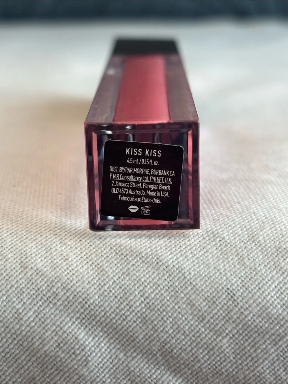 Morphe Kiss Kiss Lip Gloss Hydrating Nude Pink New Long Lasting Lip Gloss NEW